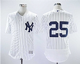 Yankees 25 Gleyber Torres White Flexbase Stitched Baseball Jerseys,baseball caps,new era cap wholesale,wholesale hats